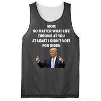 Mom Least I Didn't Vote Biden Funny Pro Republican Mesh Reversible Basketball Jersey Tank