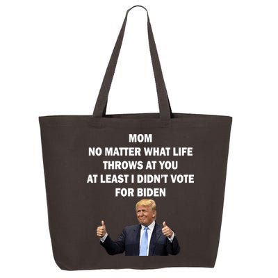 Mom Least I Didn't Vote Biden Funny Pro Republican 25L Jumbo Tote