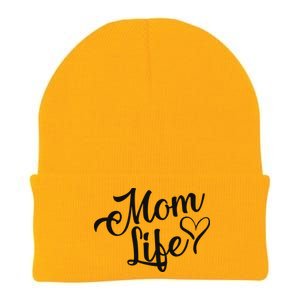 Mom Life Knit Cap Winter Beanie