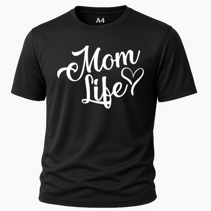 Mom Life Cooling Performance Crew T-Shirt