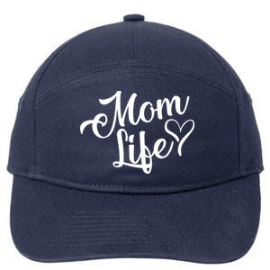 Mom Life 7-Panel Snapback Hat