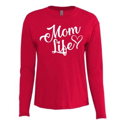 Mom Life Womens Cotton Relaxed Long Sleeve T-Shirt