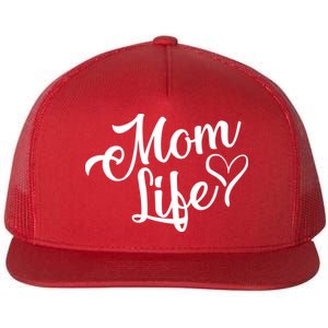 Mom Life Flat Bill Trucker Hat