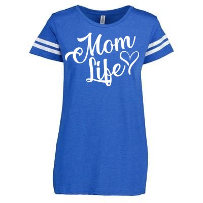 Mom Life Enza Ladies Jersey Football T-Shirt