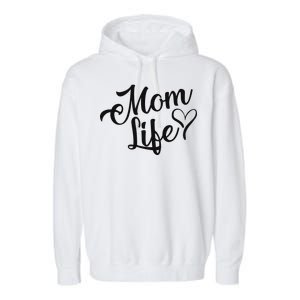 Mom Life Garment-Dyed Fleece Hoodie