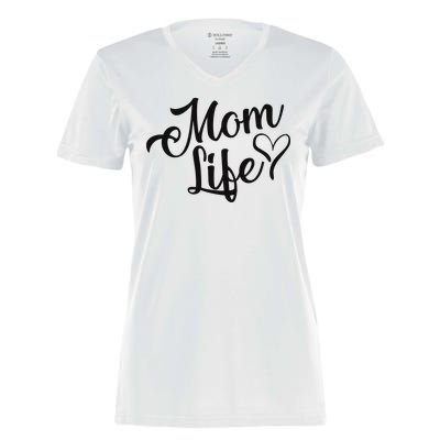 Mom Life Women's Momentum V-Neck T-Shirt