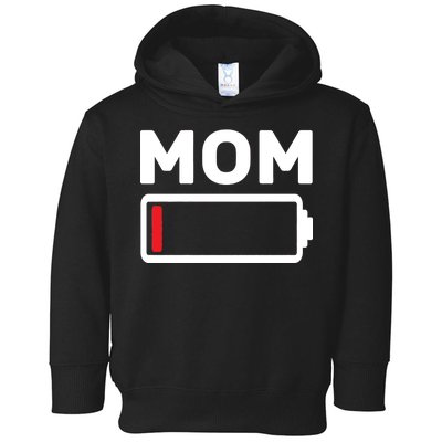 Mom Low Battery Toddler Hoodie