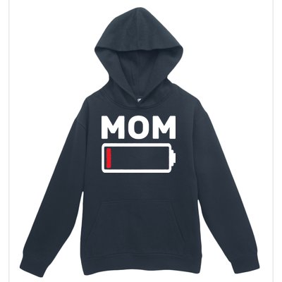 Mom Low Battery Urban Pullover Hoodie