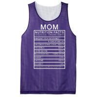 Mom Nutritional Facts Funny Mesh Reversible Basketball Jersey Tank