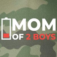 Mom Of 2 Boys Low Battery Legacy Tie Dye Trucker Hat