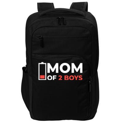 Mom Of 2 Boys Low Battery Impact Tech Backpack