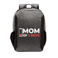 Mom Of 2 Boys Low Battery Vector Backpack