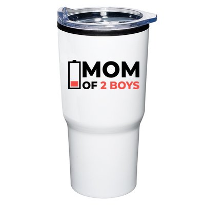 Mom Of 2 Boys Low Battery Tumbler