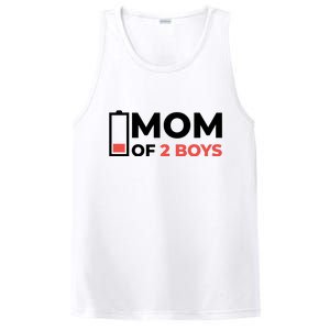 Mom Of 2 Boys Low Battery PosiCharge Competitor Tank