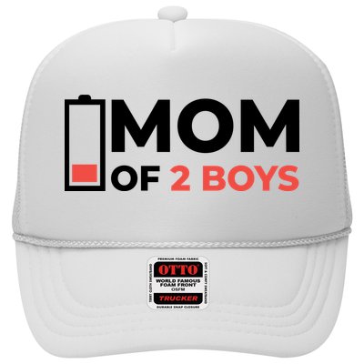 Mom Of 2 Boys Low Battery Trucker Hat