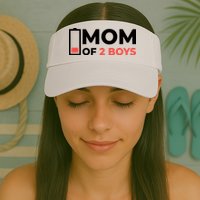 Mom Of 2 Boys Low Battery Visor