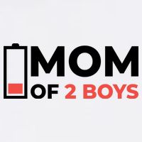 Mom Of 2 Boys Low Battery Visor
