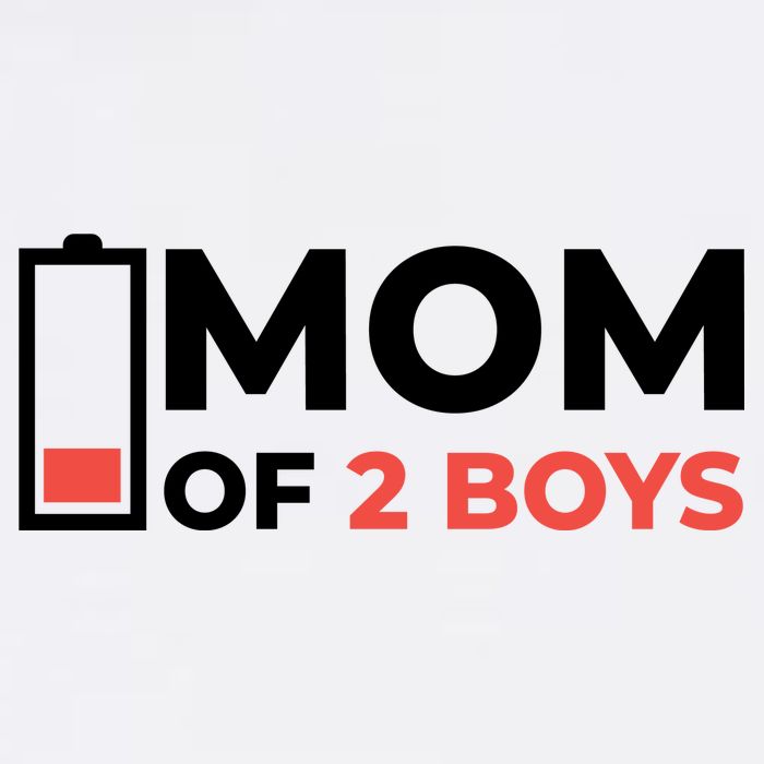 Mom Of 2 Boys Low Battery Visor