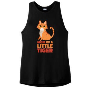 Mom Of A Little Tiger Ladies PosiCharge Tri-Blend Wicking Tank