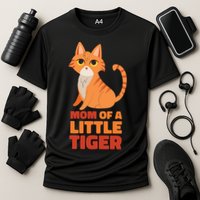 Mom Of A Little Tiger Cooling Performance Crew T-Shirt