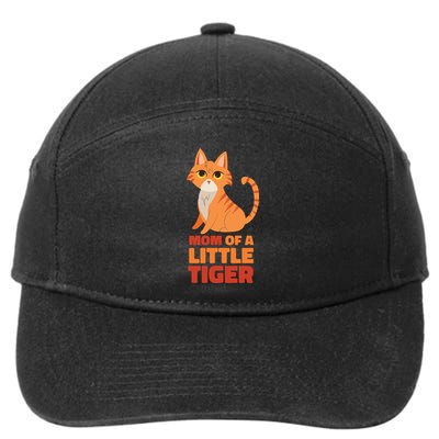 Mom Of A Little Tiger 7-Panel Snapback Hat