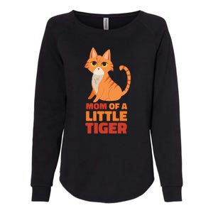 Mom Of A Little Tiger Womens California Wash Sweatshirt