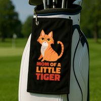 Mom Of A Little Tiger Golf Towel