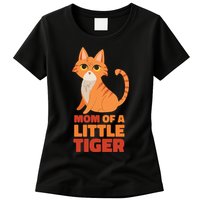 Mom Of A Little Tiger Womens T-Shirt