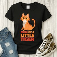Mom Of A Little Tiger Womens T-Shirt