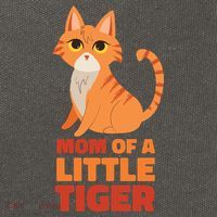 Mom Of A Little Tiger Cotton Canvas Backpack