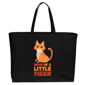 Mom Of A Little Tiger Cotton Canvas Jumbo Tote