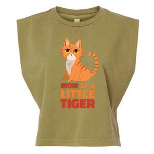 Mom Of A Little Tiger Garment-Dyed Women's Muscle Tee