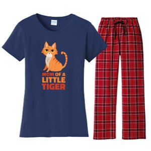 Mom Of A Little Tiger Women's Flannel Pajama Set