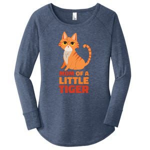 Mom Of A Little Tiger Women's Perfect Tri Tunic Long Sleeve Shirt