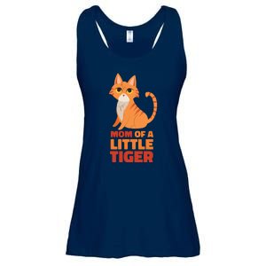 Mom Of A Little Tiger Ladies Essential Flowy Tank