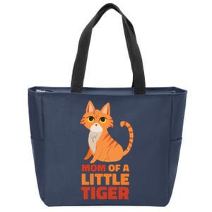 Mom Of A Little Tiger Zip Tote Bag