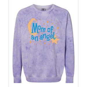 Mom Of An Angel Colorblast Crewneck Sweatshirt