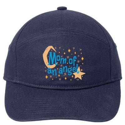 Mom Of An Angel 7-Panel Snapback Hat