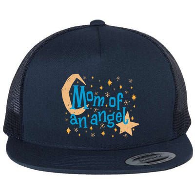 Mom Of An Angel Flatbill Hat
