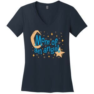 Mom Of An Angel Women's V-Neck T-Shirt