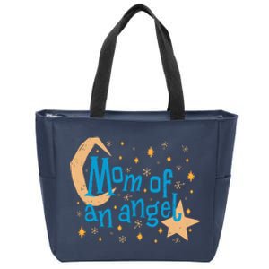 Mom Of An Angel Zip Tote Bag