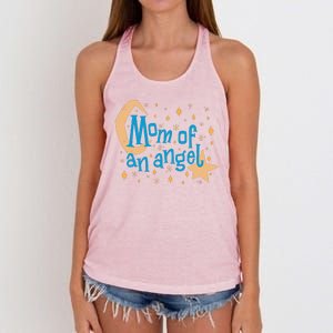 Mom Of An Angel Women's Knotted Racerback Tank