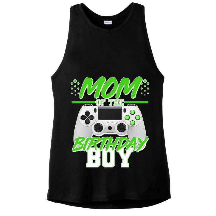 Mom Of Birthday Boy Video Gamer Ladies PosiCharge Tri-Blend Wicking Tank
