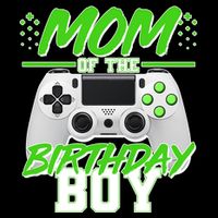 Mom Of Birthday Boy Video Gamer Cooling Performance Crew T-Shirt