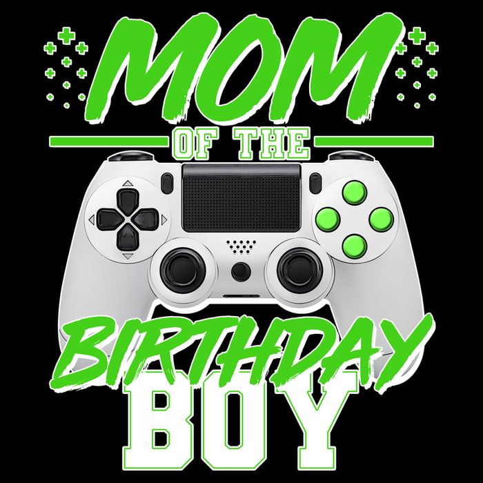 Mom Of Birthday Boy Video Gamer Cooling Performance Crew T-Shirt