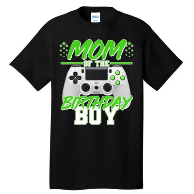 Mom Of Birthday Boy Video Gamer Tall T-Shirt