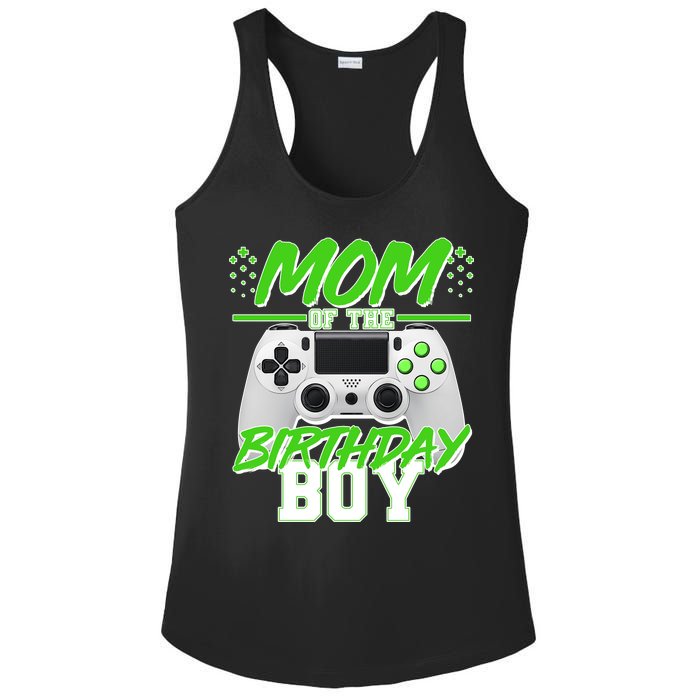 Mom Of Birthday Boy Video Gamer Ladies PosiCharge Competitor Racerback Tank