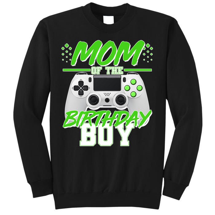 Mom Of Birthday Boy Video Gamer Tall Sweatshirt