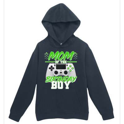 Mom Of Birthday Boy Video Gamer Urban Pullover Hoodie