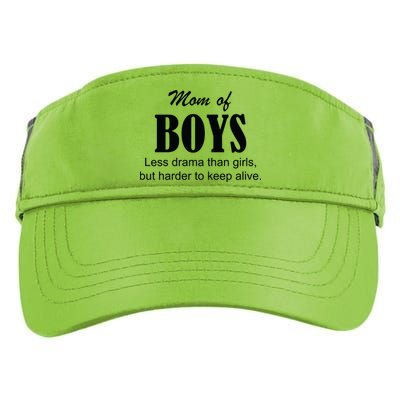 Mom Of Boys Adult Drive Performance Visor